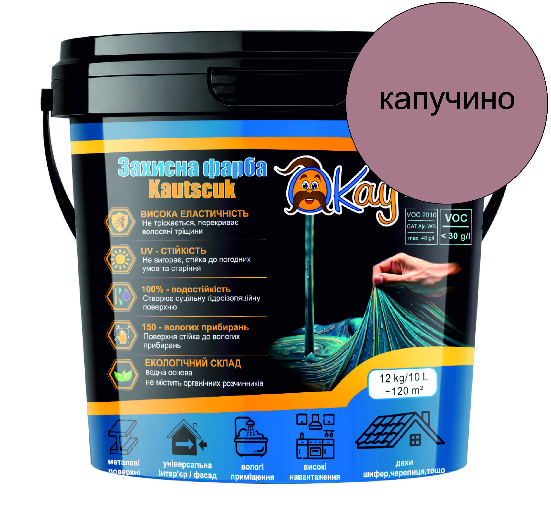 Захисна фарба Kautschuk